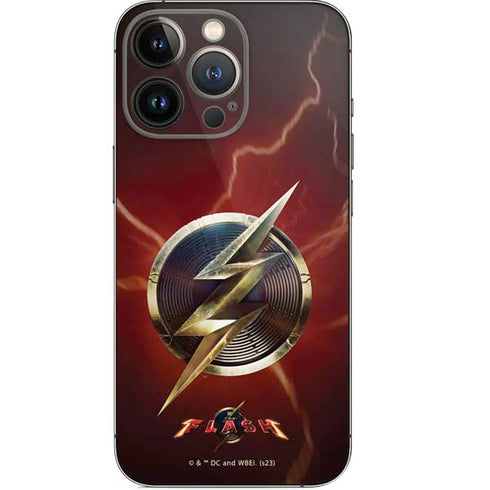 DC Comics The Flash Movie: Logo Poster iPhone 14 Pro Skin